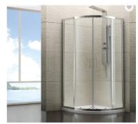Salle de douche en verre trempé