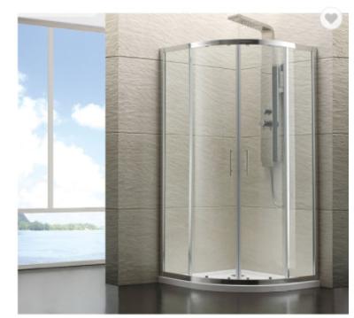 Sliding Toilet Shower Cabin 6MM Tempered Glass Shower Room