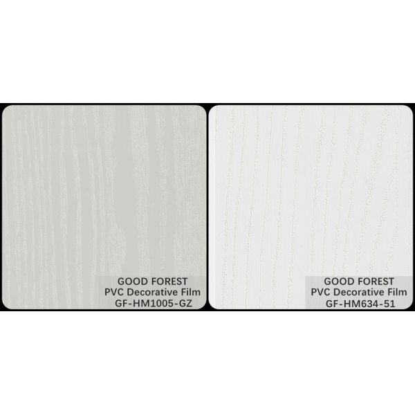 Blistering цвета декоративного фильма PVC зерна древесины шкафа чистый