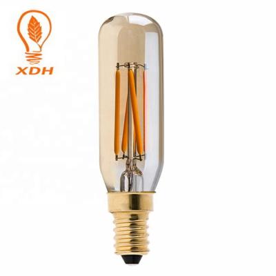 Bulbos T25 tubulares decorativos antigos dos bulbos 4W do filamento do diodo emissor de luz de Amber Gold Edison