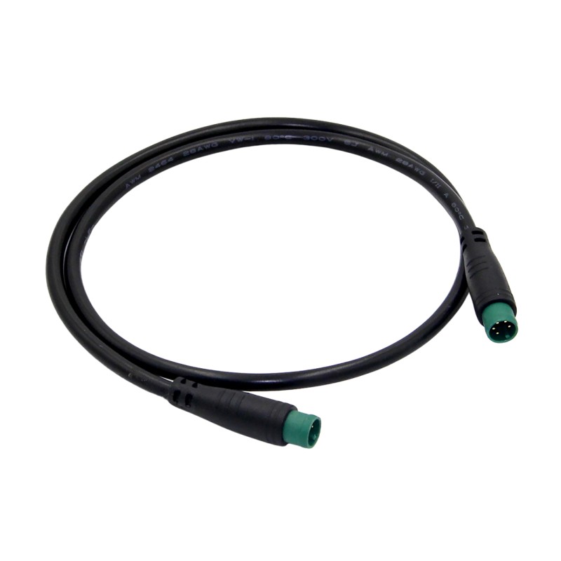 M8 5Pin 60cm Extension Cable Circular Connector with Flame Retardant PVC and 15 A Rated Current for E-BIKE Parts