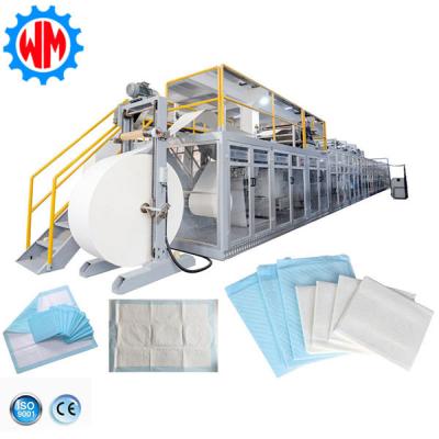 Lower Energy Underpad Production Line 380V 50HZ Full Automatic Stacker with CE