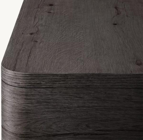 Living Room Solid Wood Coffee Table Modern Furniture With Stainless Steel And Ceramic Top