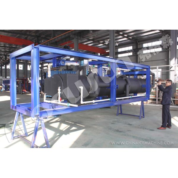 15000 кг емкость хранения льда кристаллическая трубка ледоколы для промышленных производственных линий