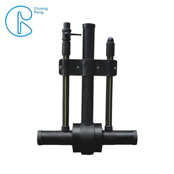 HDPE Electrofusion Standard HDPE Ball Valve for Gas Supply PN16 SDR11 PE100 CE Approved