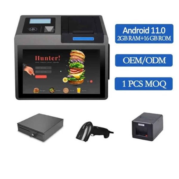 Mini Portable Cash Register All-in-one Payment Terminal 58mm 80mm Android 11.0 Desktop Pos Systems Machine for Store