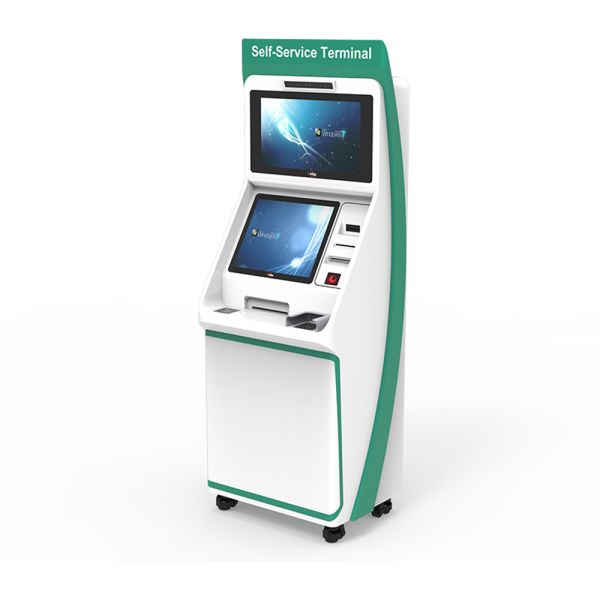 Customized Self Printing Kiosk Pos Touch Self Service Payment Kiosk Credit Card