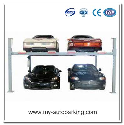 Hot Sale Low Price Four Post Double Wide Car Lift Side by Side /4 Post Double Wide Lift