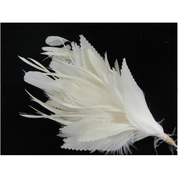 15*15 cm Goose Feather Flower Mount Wire Accessory for Professional Presentation