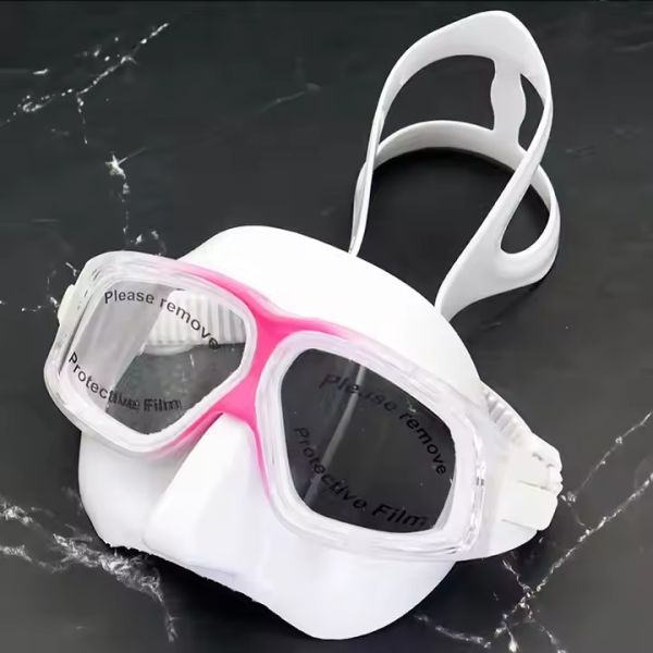 Lightweight Wide View Free Dive Snorkel Mask Fashion For Spearfishing Hunting