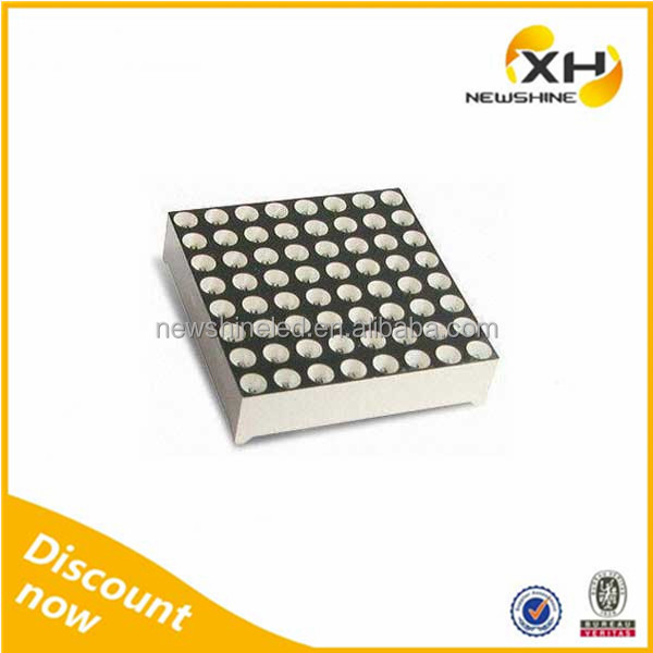 32mmx32mm 8x8 LED Dot Matrix Display Module 3.0mm (Ultra Bright Red/Green/Blue/RGB, Common Anode/Cathode)