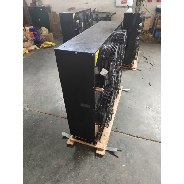 New Design High Efficiency Air Cooled Industrial Refrigeration Condenser with Aluminum & Copper Tube U-Shaped for Cold Storage