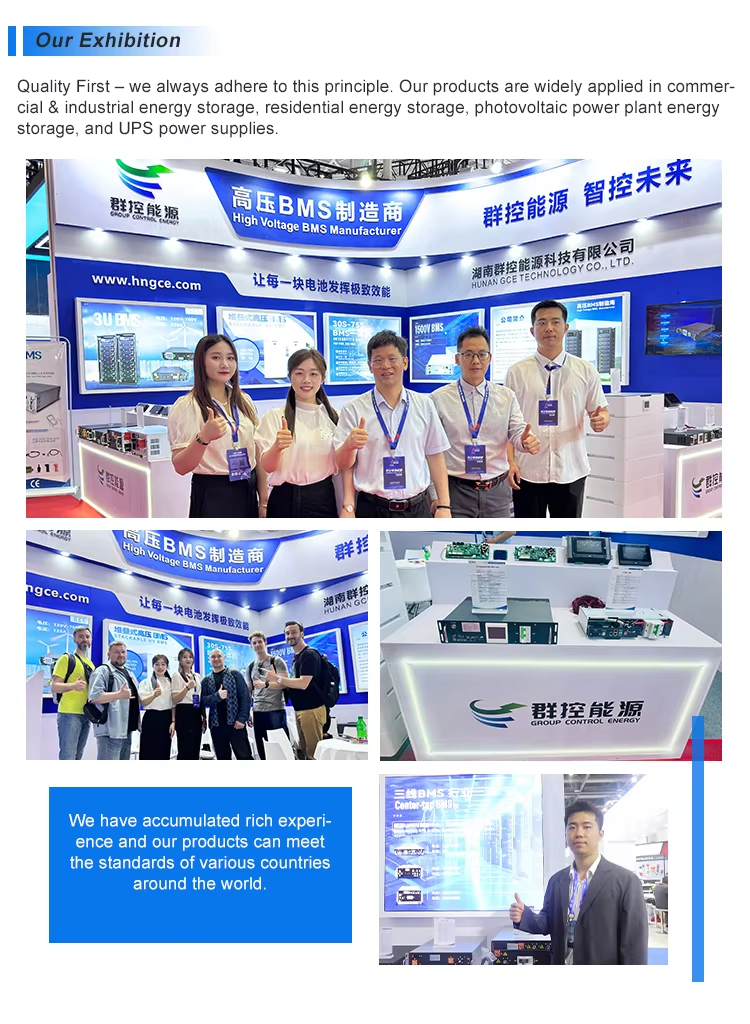 GCE 5U HV BMS 45S 400A 144V China BMS High-voltage BMS manufacturer Custom high voltage cluster BMS solution