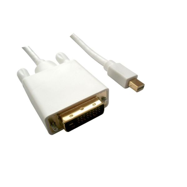 Mini DisplayPort to DVI Video Cable, Mini DisplayPort Male to DVI Male, 6 foot