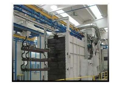 Spinner Hanger Shot Blasting Machines , Wheel Blasting Machine For Aluminium Cars Rims