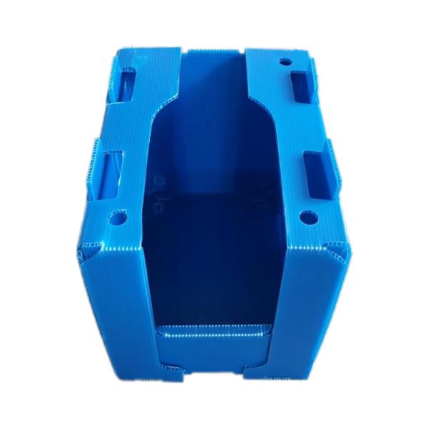 Customized Size Turnover Box Stackable Pick Bins Plastic Warehouse Parts Box Sign Board For Easy Identification