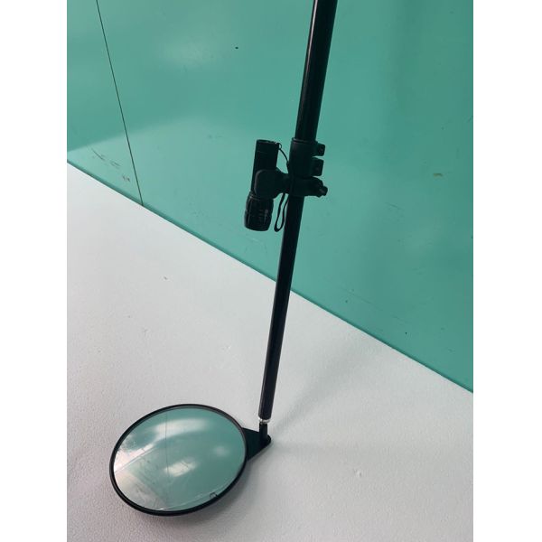 Under Vehicle Inspection System Portable Mirrors UVM-650 with Adjustable Swivel and Heavy-Duty Rubber Rim