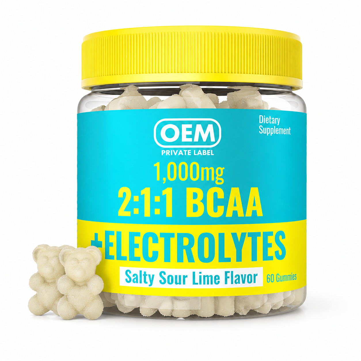 Adult Sports Supplements Electrolyte BCAA 2:1:1 Gummy Candy Creatine Monohydrate Gym Fitness Products