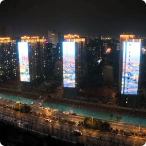 価格より安くドットピクセルソース LEDディスプレイビルランドスケープライト