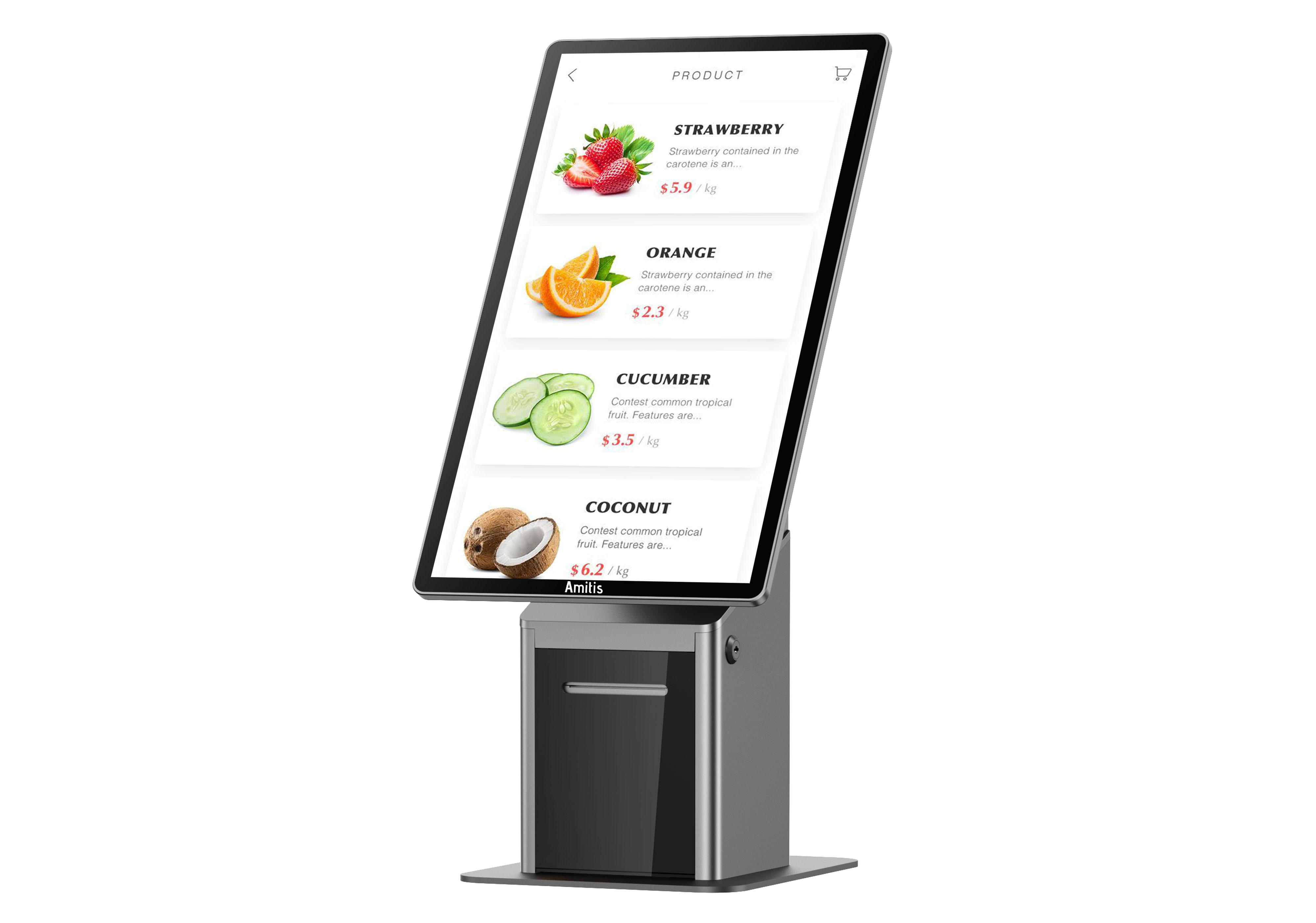 Modular Self Checkout Solutions Android 14 Kiosk With Custom Hardware Integration