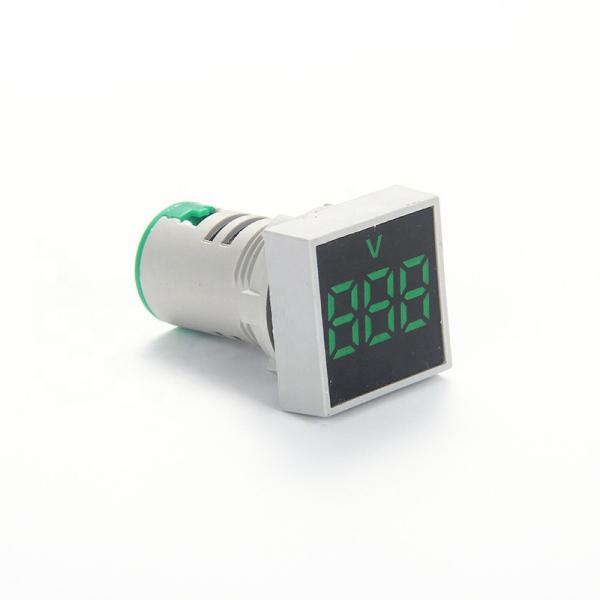 New Series 22mm 20-500V AC Digital Voltmeter Volt Meter Red Green Yellow Mini LED Indicator Panel Light