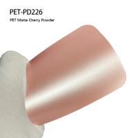 PET-PD226 PET Matte Cherry Powder Automotive Vinyl Film Car Vinyl Wrap 7.5mil