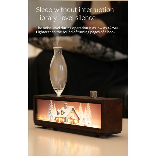 Luxury Aroma Diffuser Real Wood Material USB Powered for Home Use