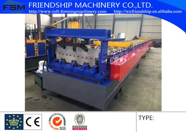 Trough Closed Lader Metal Deck Roll Former Machine With Hydraulic Station Customizable