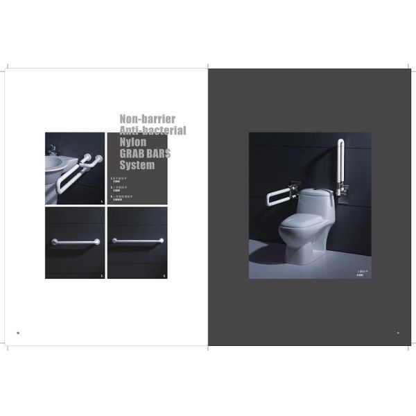 Anti Skid Toilet Cubicle Hardware 304 Stainless Steel For Disabled People