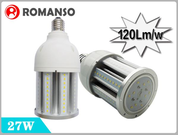 DLC UL CE RoHS 27w Samsung smd 110lm/w Led Corn Light Bulbs Outdoor 50000 Hours Lifespan