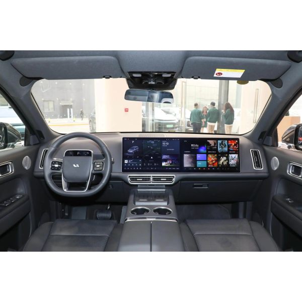 Coches eléctricos Li Auto Range Extended SUV eléctrico L9 Pro Versión Negro Color 6 asientos 3105mm distancia entre ejes