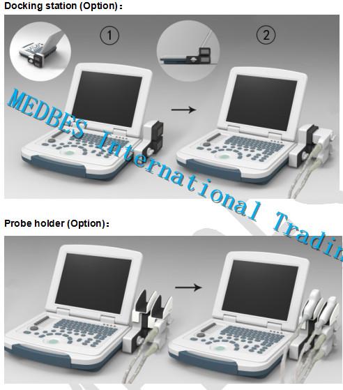 Portable 2D BW Ultrasound Scanner Black and White Ultrasound Scanner Ultrasound Machine
