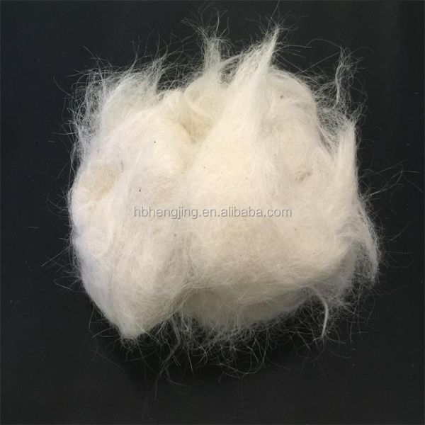Scoured Chinese  White /grey Goat Hair Waste
