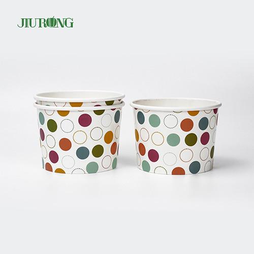 Food Grade Biodegradable Paper Cups 18oz Eco friendly for Ice Cream