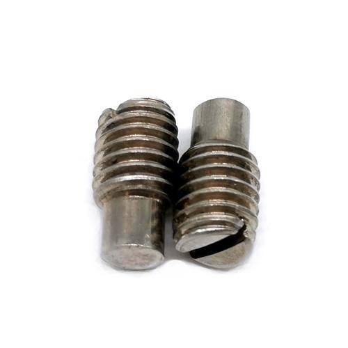 SUS 304 / 316 Stainless Steel Self Tapping Security Screws Slotted Set Screws