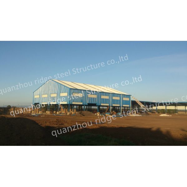 Prefabricated Steel Structure Mechanical Workshop Metal Frame Steel Storage Building Kits