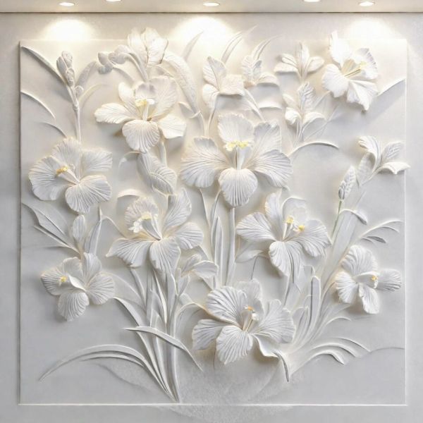 Natural Sandstone Relief Mural Hand Carved Picture Based Customization Marble Sandstone Relief