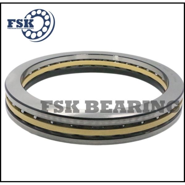 Small Size 51106 51107 51108 Thrust Ball Bearings Single Direction Brass Cage / Iron Cage