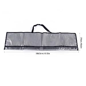 Fishing Rod Case Three Layers Fishing Rod Bag Oxford Folding Fishing Pole Bag Outdoor Waterproof Tackle Storage