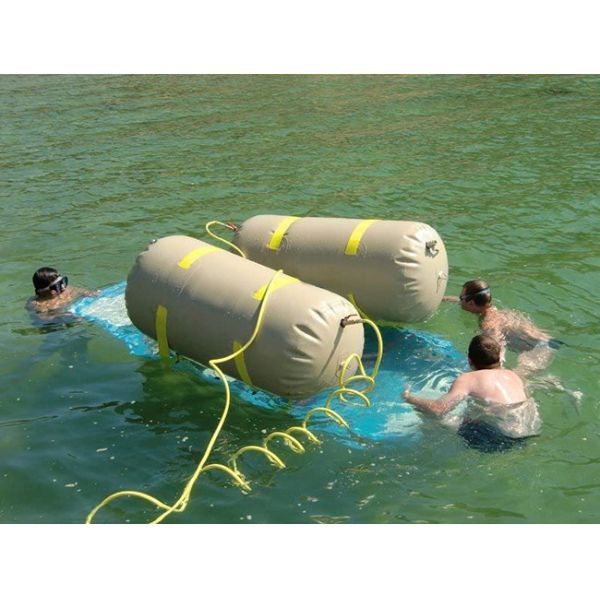 Силиндрические подводные подъемные сумки морские спасательные подушки воздушные надувные воздушные подъемные сумки