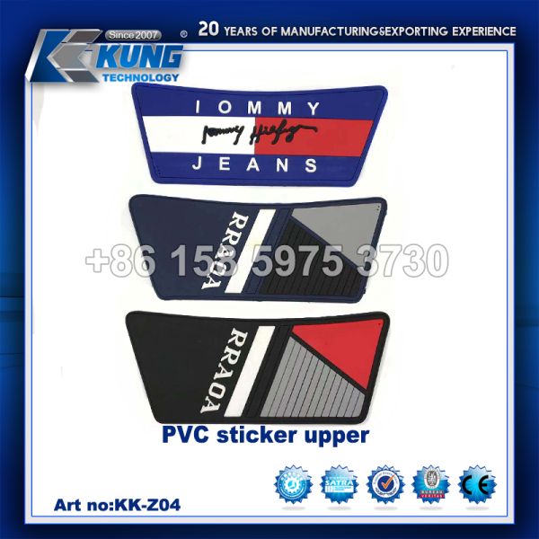 Верхушка стикера PVC тапочки мальчика верхняя материальная