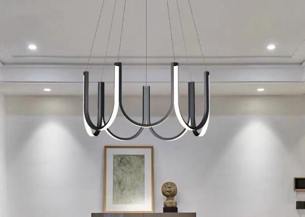 Aluminum Ring Modern Chandelier Golden Hot Sale Led Hang Lamp Pendant Lamp Lighting Fixture Modern