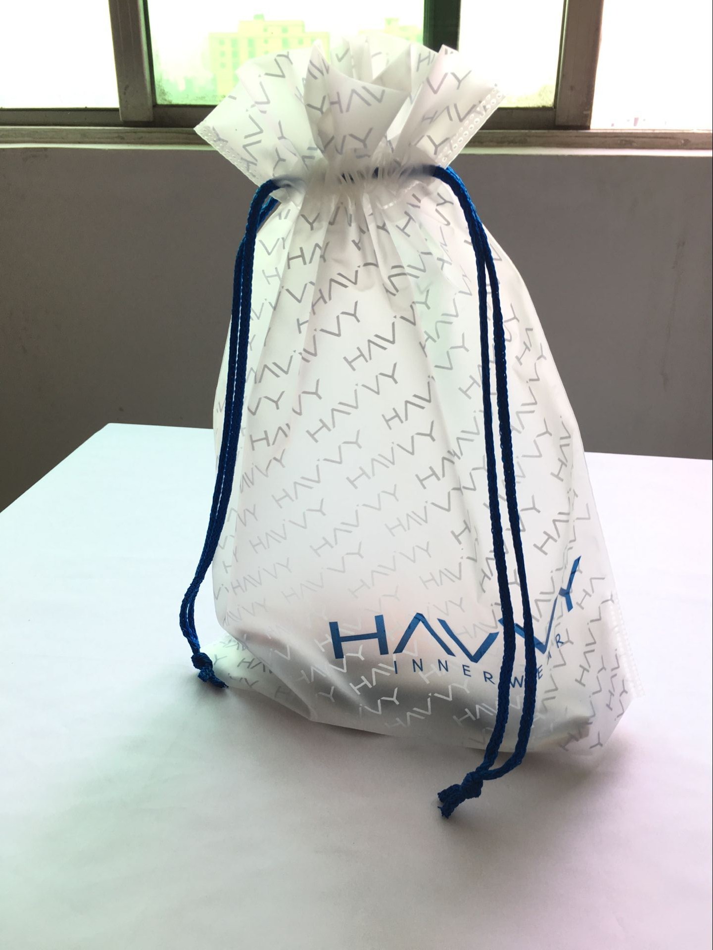 Изготовленные на заказ сумки Drawstring для подарка, сумки Drawstring двойных слоев небольшие