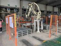Empaquetadora del pienso del ahorro de mano de obra del molino de la pelotilla de Palletizer del robot de la alimentación de los pescados