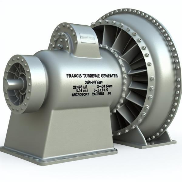 Francis Turbine Generator 100kW-20MW Hydroelectric Power Stainless Steel