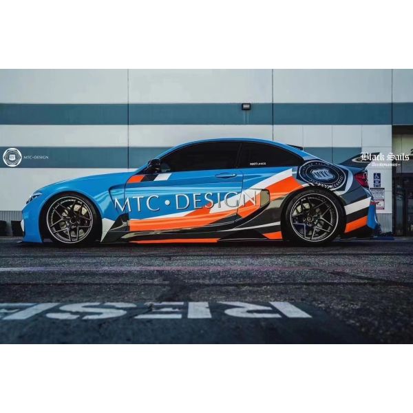 Para el BMW F22 F87 Serie 2 M2 Kit de carrocería M2 M235 Modernización IMP Estilo delantero y trasero Bumper Spoiler Wide Bodyki