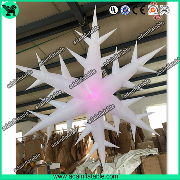 Inflatable Snowflake With LED Light,Lighting Inflatable Snow Flower