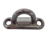 Stainless Staple on  Oblong Pad Base .Ring Eye Plate