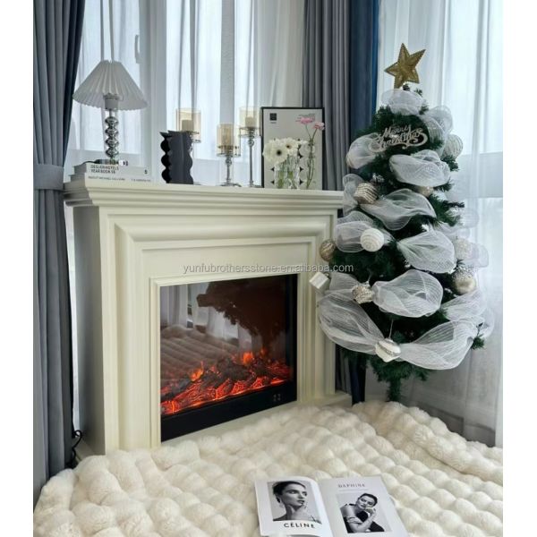 Coal Fireplaces Modern Italian Style Marble Sofitel Fireplace Mantel for Indoor Decor