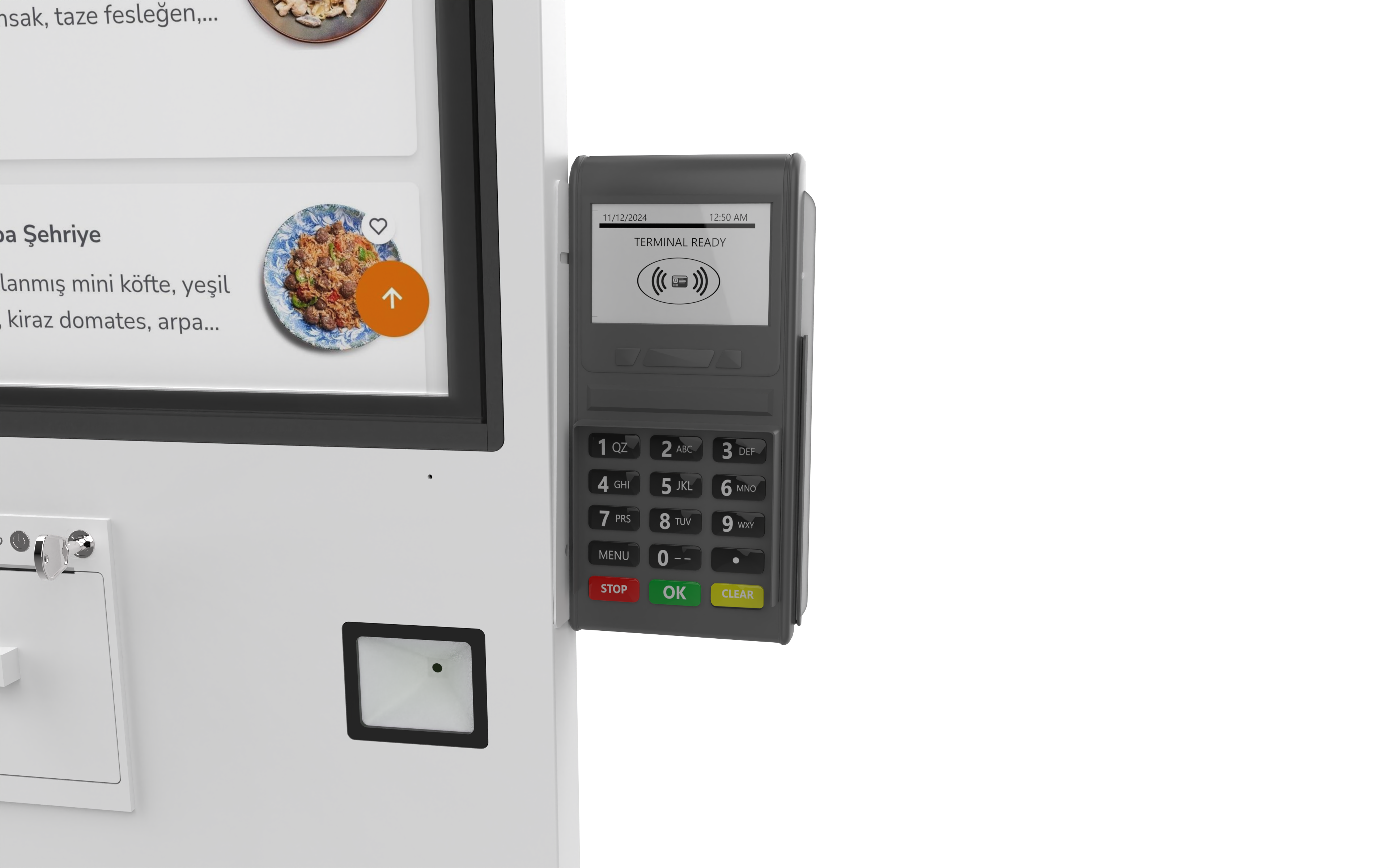 21.5inch Vertical Payment Terminal POS Machine Android Windows Suitable for Fast Food Restaurants